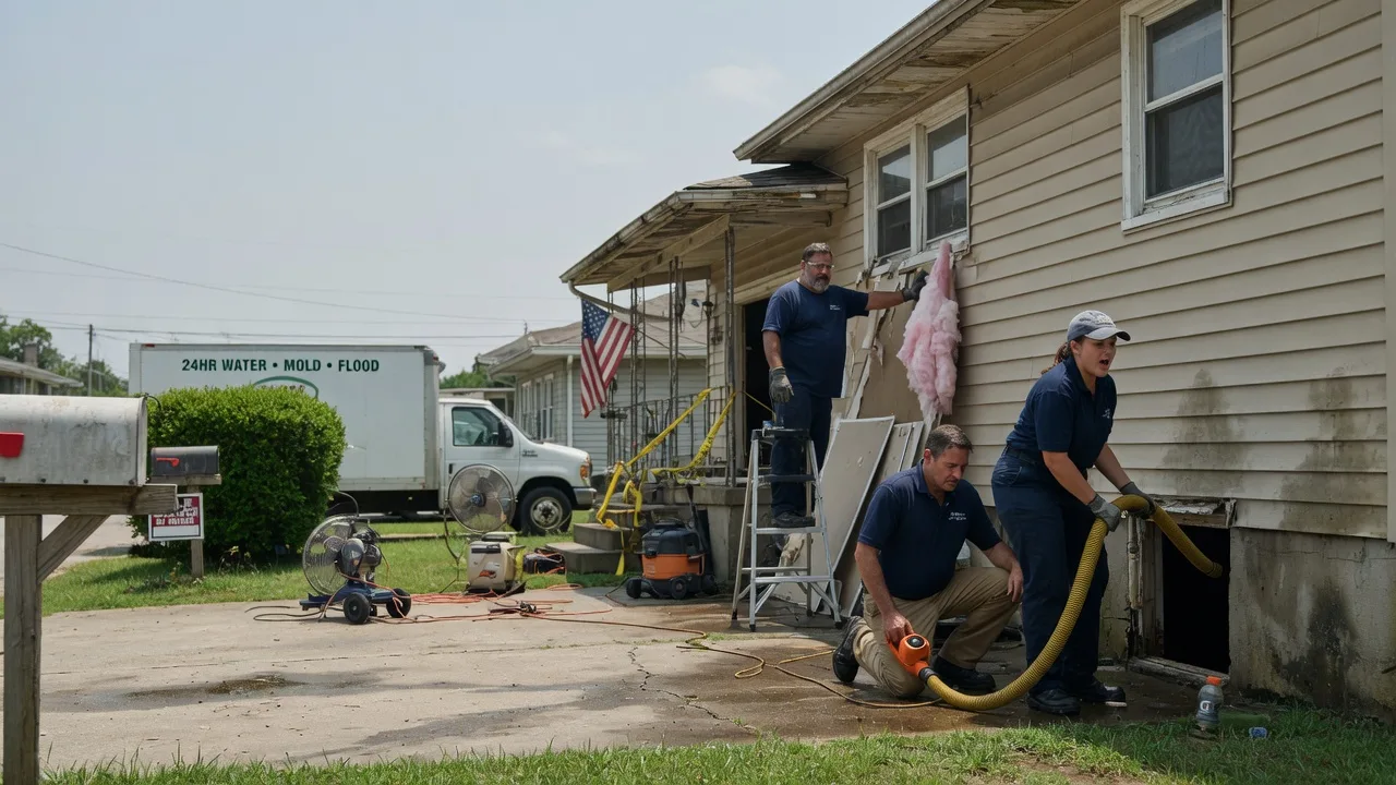 Water Damage Repair in Maunie, IL near me